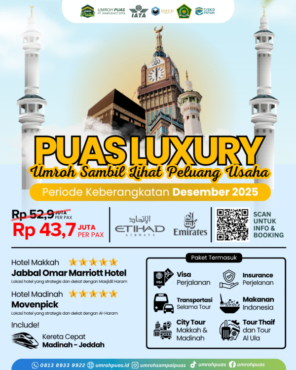 Umroh PUAS LUXURY - DESEMBER